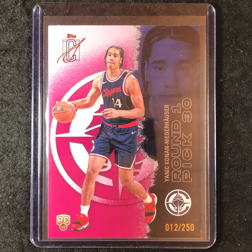 2025-26 Topps Signature Class YANIC NIEDERHAUSER Rookie Magenta 12/250 #142