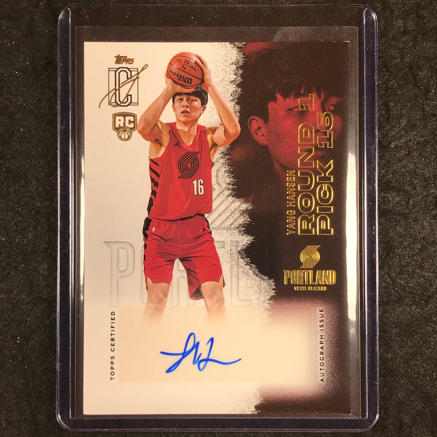 2025-26 Topps Signature Class YANG HANSEN Rookie Class Auto #YH (B)
