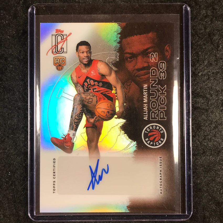 2025-26 Topps Signature Class ALIJAH MARTIN Rookie Class Auto Chrome #AM
