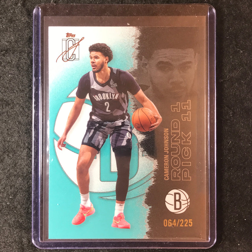 2025-26 Topps Signature Class CAMERON JOHNSON Teal 64/225 #29