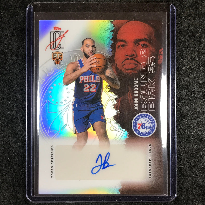 2025-26 Topps Signature Class JOHNI BROOME Rookie Class Auto Chrome #JB