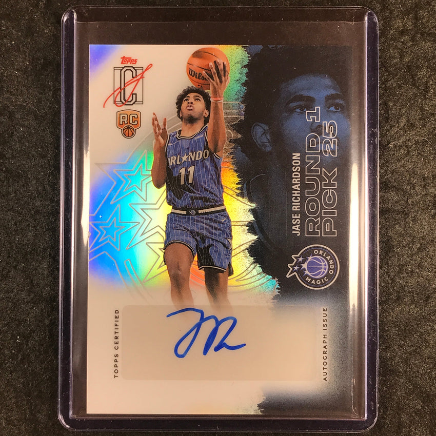 2025-26 Topps Signature Class JASE RICHARDSON Rookie Class Auto Chrome #JR
