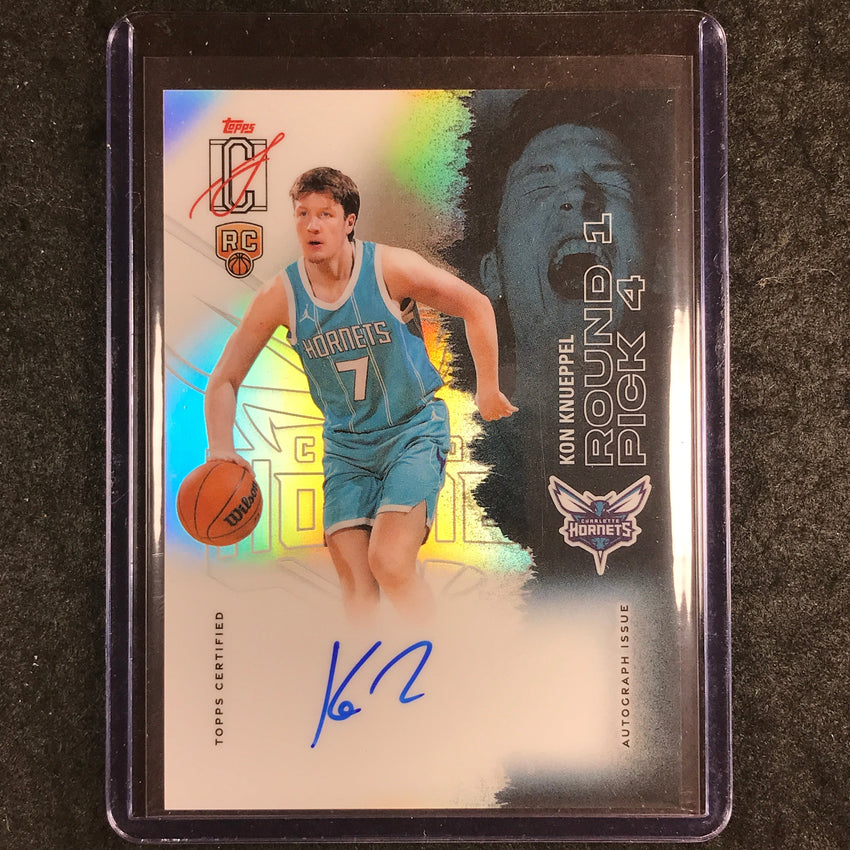 2025-26 Topps Signature Class KON KNUEPPEL Rookie Class Auto Chrome #KK (B)