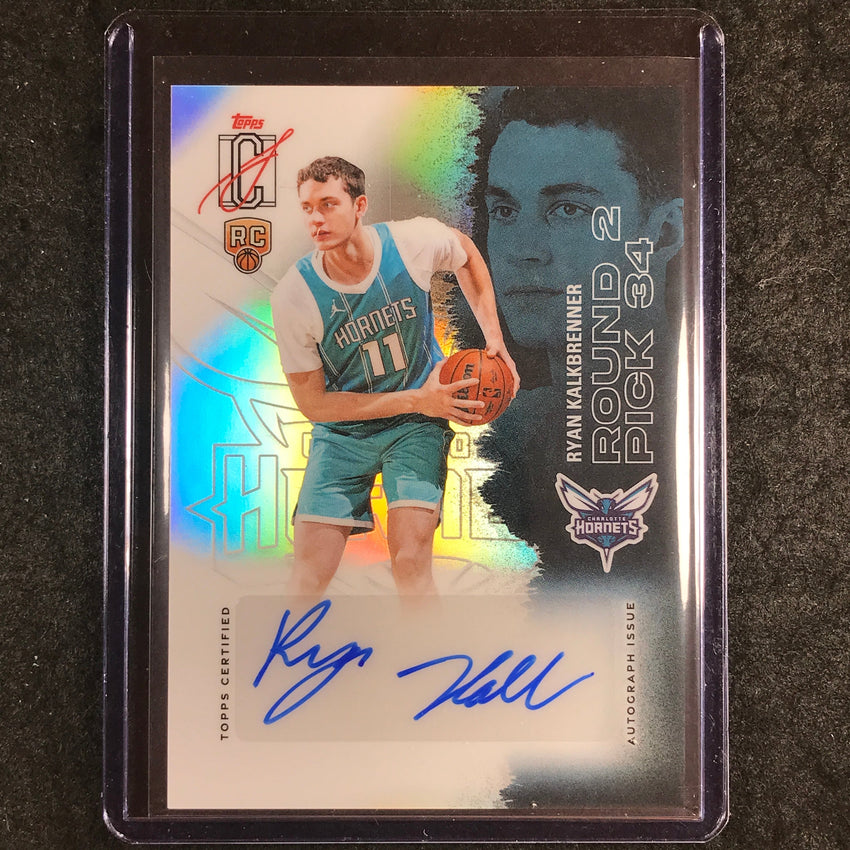 2025-26 Topps Signature Class RYAN KALKBRENNER Rookie Class Auto Chrome #RK (A)