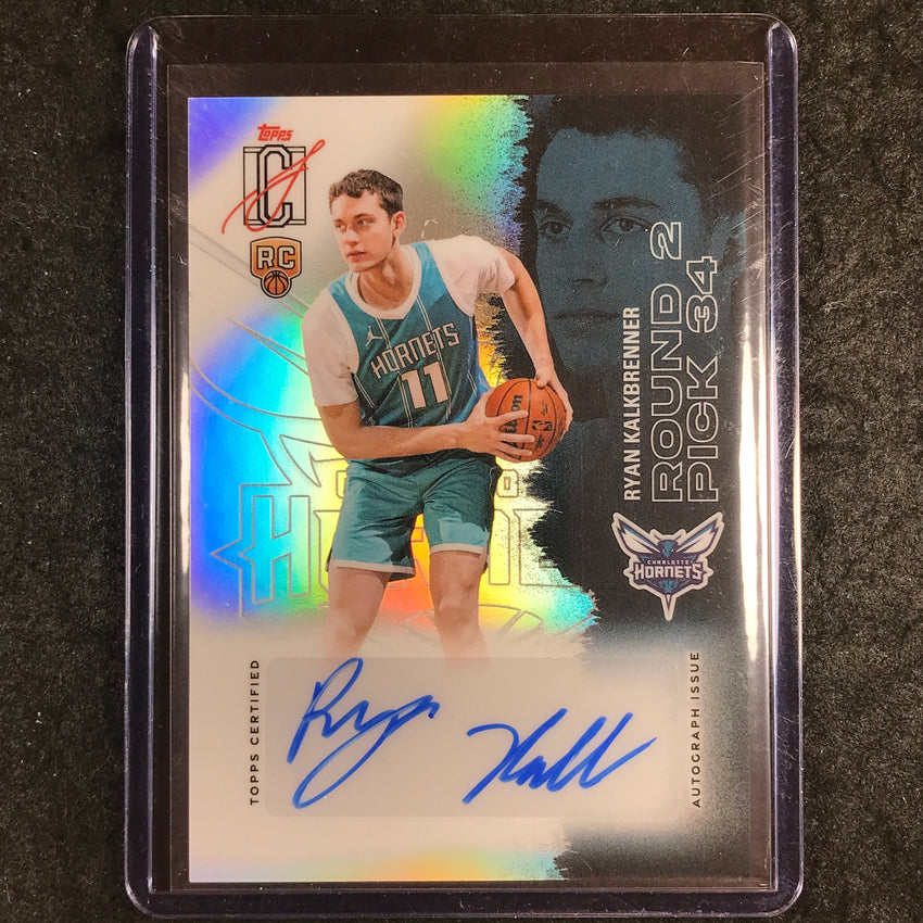 2025-26 Topps Signature Class RYAN KALKBRENNER Rookie Class Auto Chrome #RK (B)