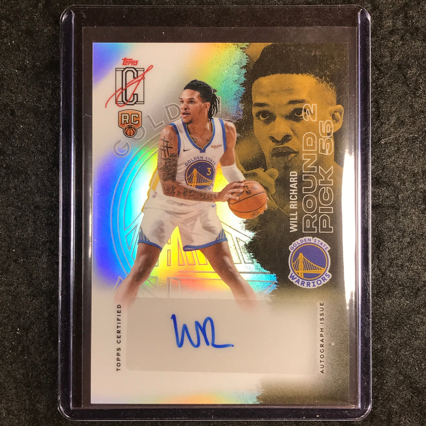 2025-26 Topps Signature Class WILL RICHARD Rookie Class Auto Chrome #WR