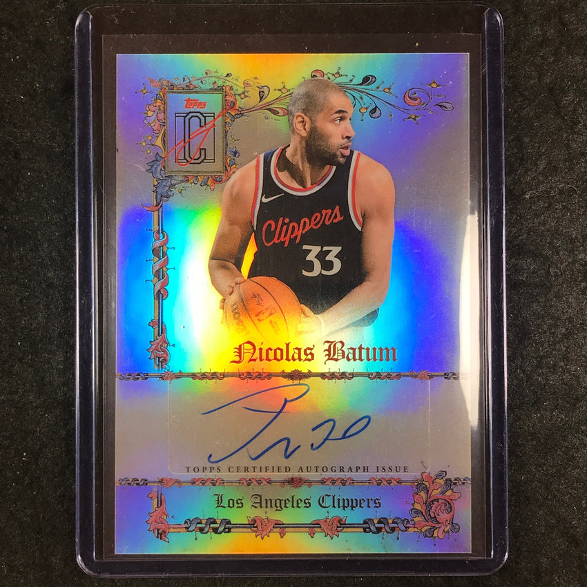 2025-26 Topps Signature Class NICOLAS BATUM Manuscripts Auto #NB