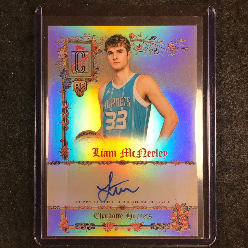 2025-26 Topps Signature Class LIAM MCNEELEY Rookie Manuscripts Auto #LM