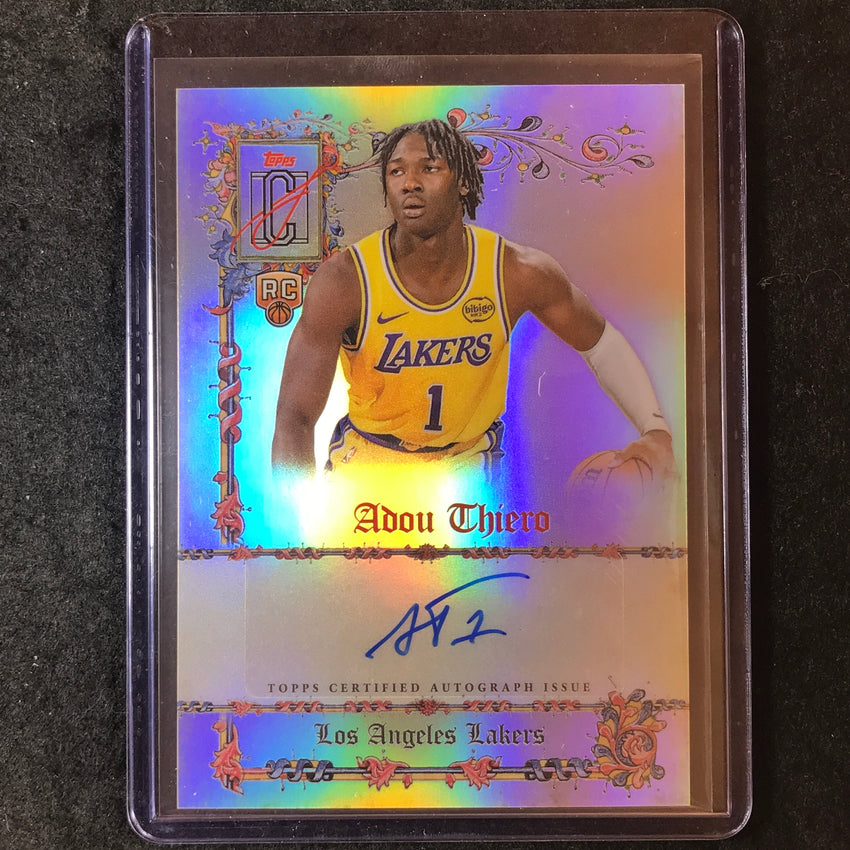 2025-26 Topps Signature Class ADOU THIERO Rookie Manuscripts Auto #AT