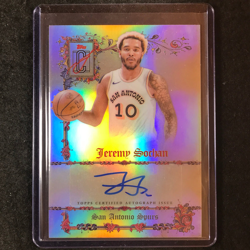 2025-26 Topps Signature Class JEREMY SOCHAN Manuscripts Auto #JSO