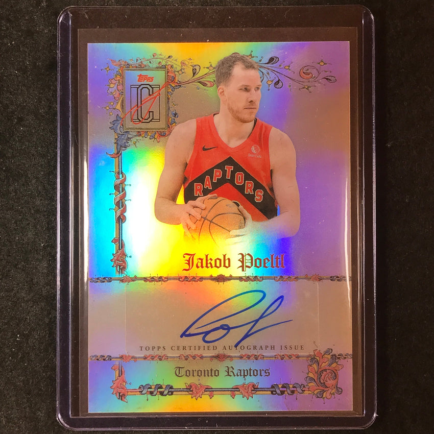 2025-26 Topps Signature Class JAKOB POELTL Manuscripts Auto #JP