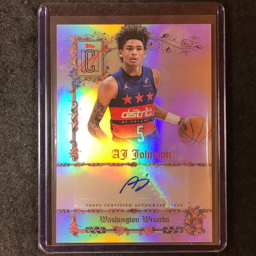 2025-26 Topps Signature Class AJ JOHNSON Manuscripts Auto #AJJ