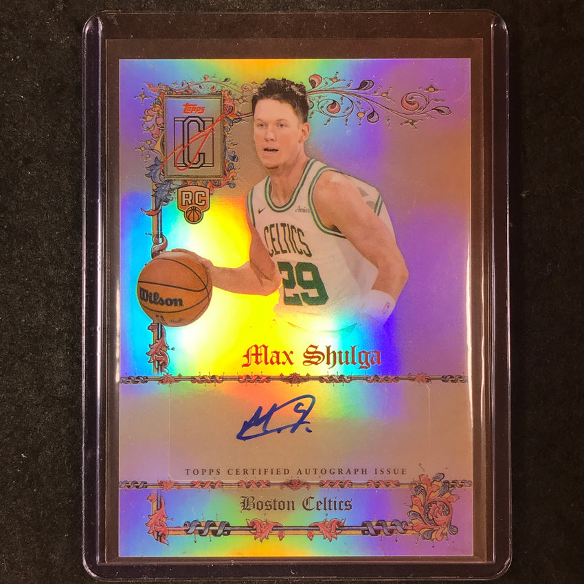 2025-26 Topps Signature Class MAX SHULGA Rookie Manuscripts Auto #MSH