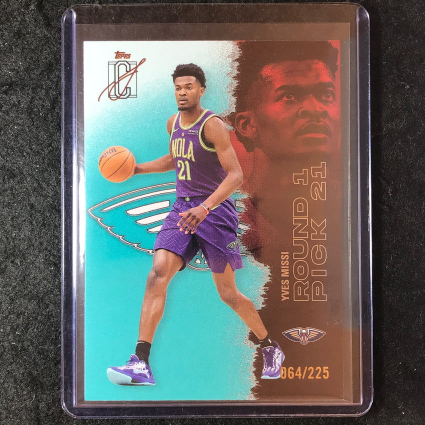 2025-26 Topps Signature Class YVES MISSI Teal 64/225 #44