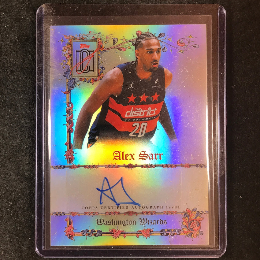 2025-26 Topps Signature Class ALEX SARR Manuscripts Auto #AS