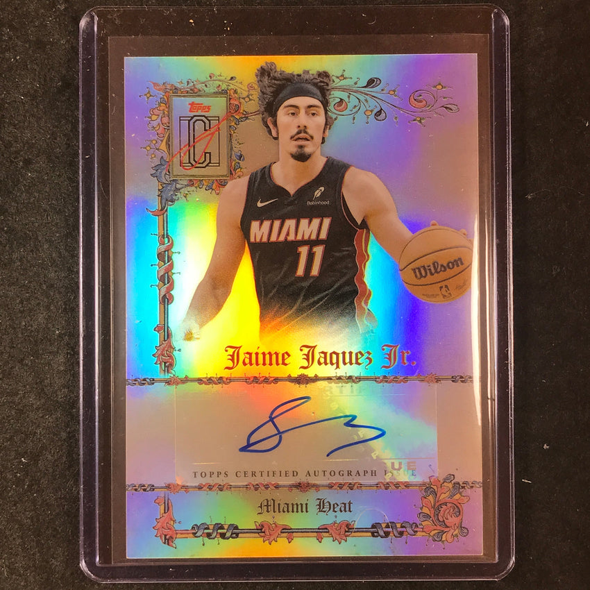 2025-26 Topps Signature Class JAIME JAQUEZ JR Manuscripts Auto #JJJ