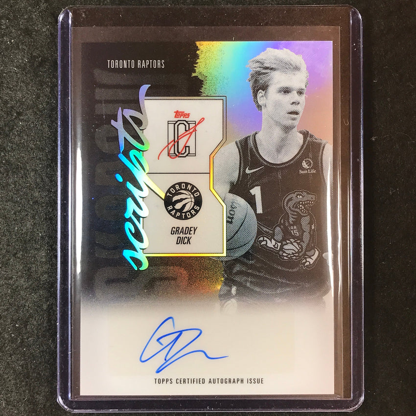 2025-26 Topps Signature Class GRADEY DICK Shadow Scripts Auto #GD