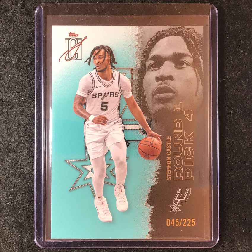 2025-26 Topps Signature Class STEPHON CASTLE Teal 45/225 #53