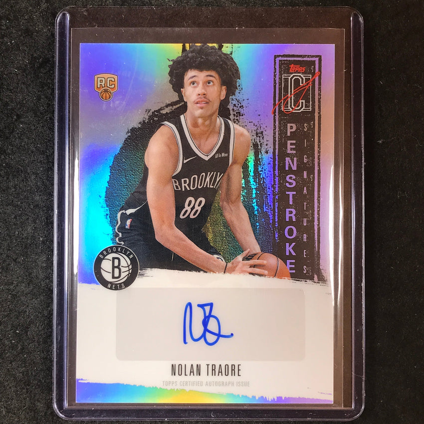 2025-26 Topps Signature Class NOLAN TRAORE Penstrokes Auto #NT