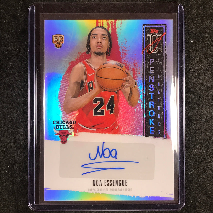 2025-26 Topps Signature Class NOA ESSENGUE Penstrokes Auto #NE