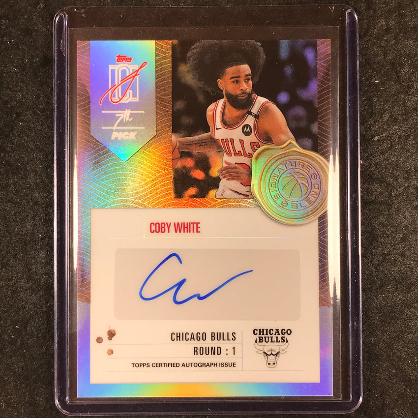 2025-26 Topps Signature Class COBY WHITE Signature Blend Auto #CW