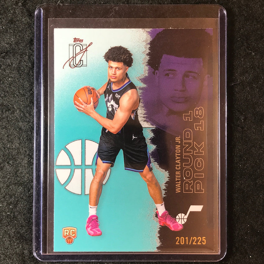 2025-26 Topps Signature Class WALTER CLAYTON JR Rookie Teal 201/225 #114