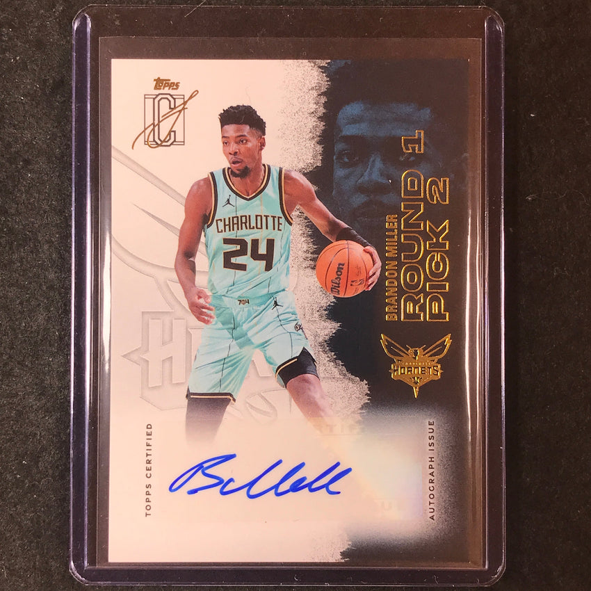 2025-26 Topps Signature Class BRANDON MILLER Veteran Class Auto #BM