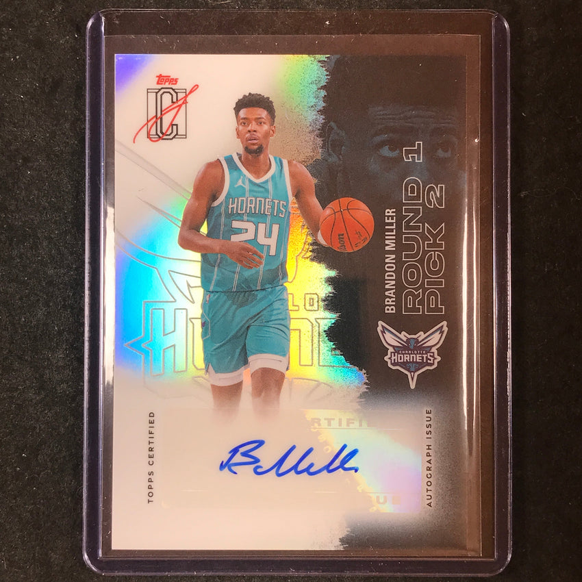 2025-26 Topps Signature Class BRANDON MILLER Veteran Class Auto Chrome #BM