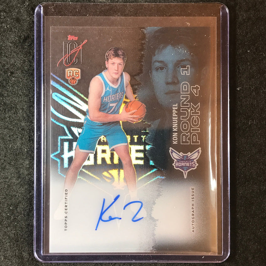 2025-26 Topps Signature Class KON KNUEPPEL Rookie Crystal Clear Auto #KK
