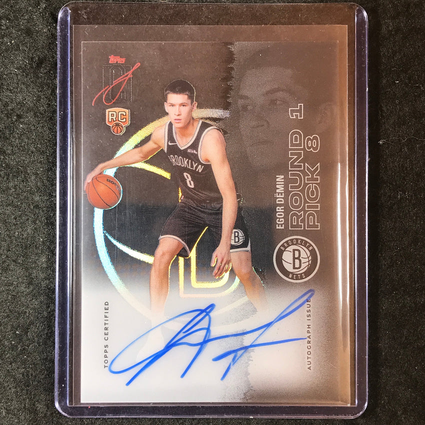 2025-26 Topps Signature Class EGOR DEMIN Rookie Crystal Clear Auto #ED