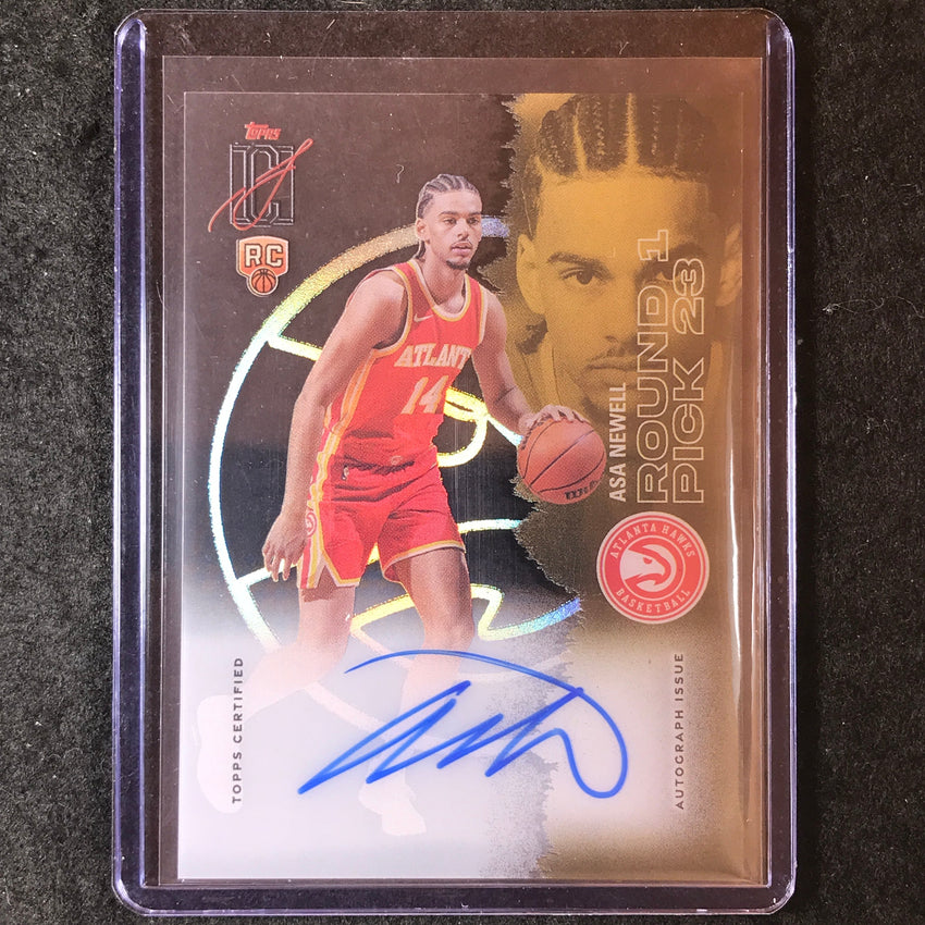 2025-26 Topps Signature Class ASA NEWELL Rookie Crystal Clear Auto #AN