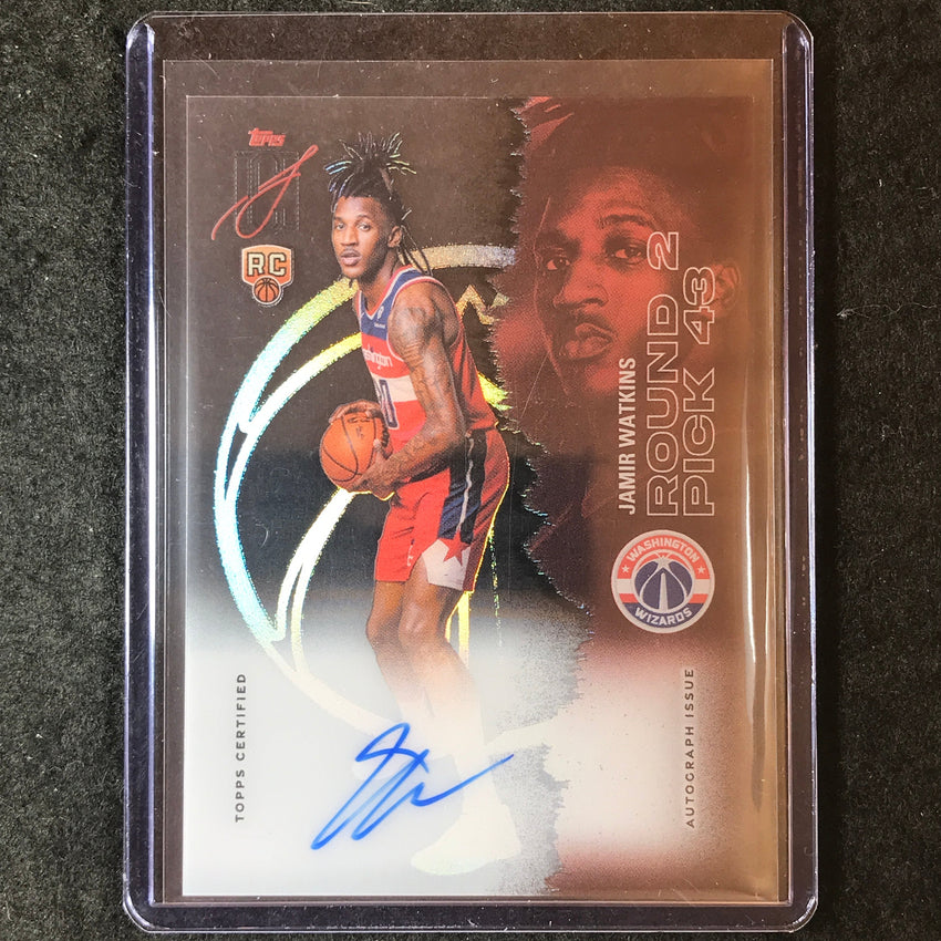 2025-26 Topps Signature Class JAMIR WATKINS Rookie Crystal Clear Auto #JW