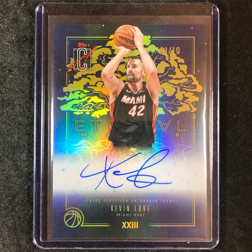 2025-26 Topps Signature Class KEVIN LOVE Eternal Marks Auto 1/10