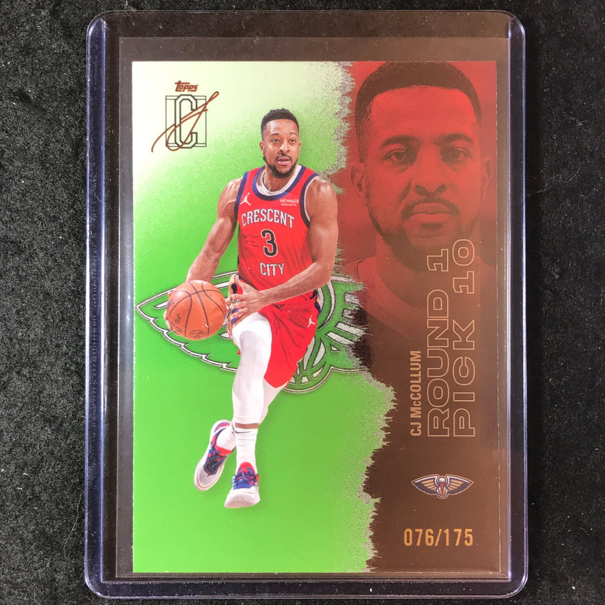 2025-26 Topps Signature Class CJ MCCOLLUM Lime 76/175 #13