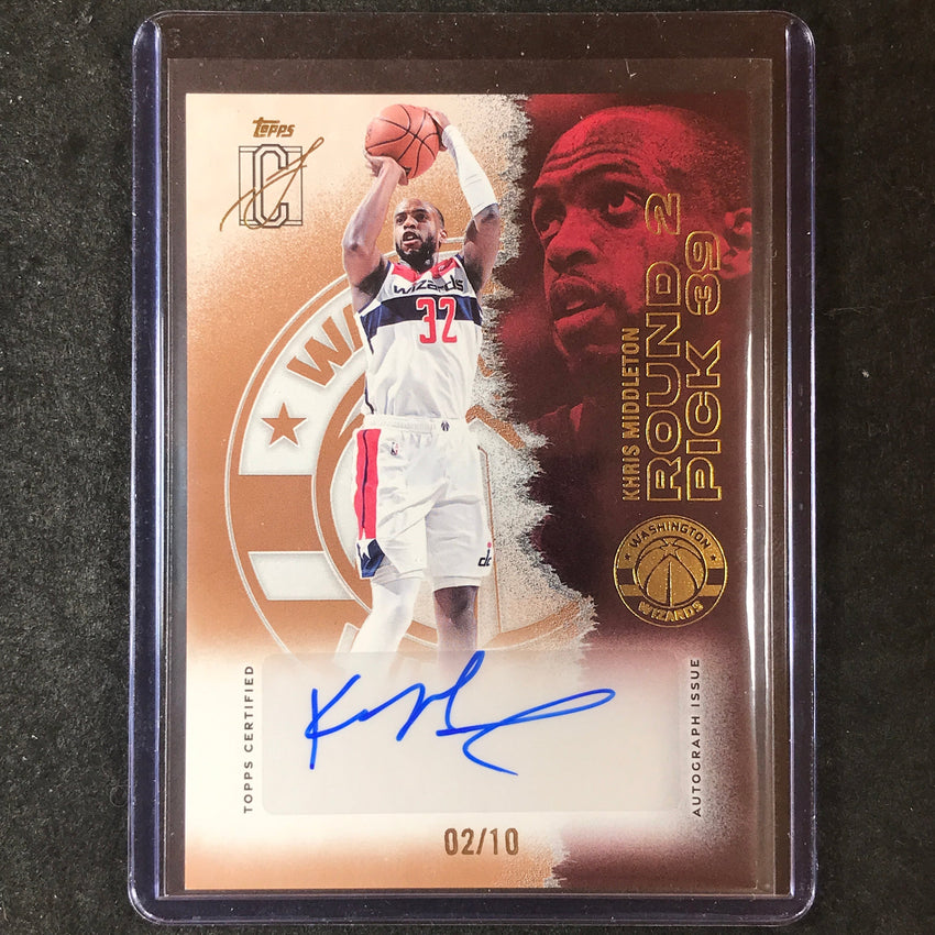 2025-26 Topps Signature Class KHRIS MIDDLETON Veteran Class Gold Auto 2/10