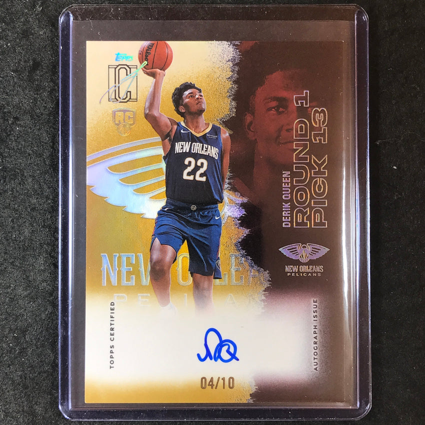 2025-26 Topps Signature Class DERIK QUEEN Rookie Class Gold Auto 4/10