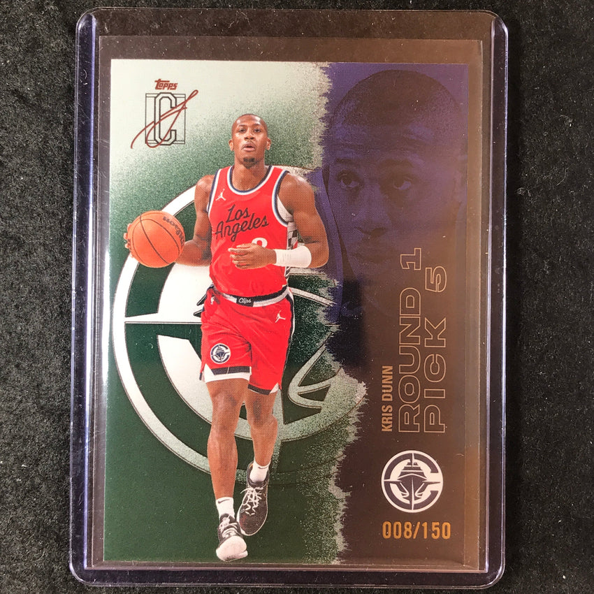 2025-26 Topps Signature Class KRIS DUNN Green 8/150 #72