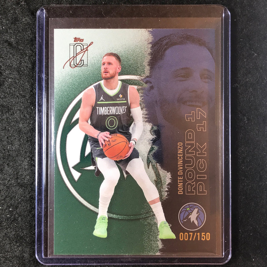 2025-26 Topps Signature Class DONTE DIVINCENZO Green 7/150 #91