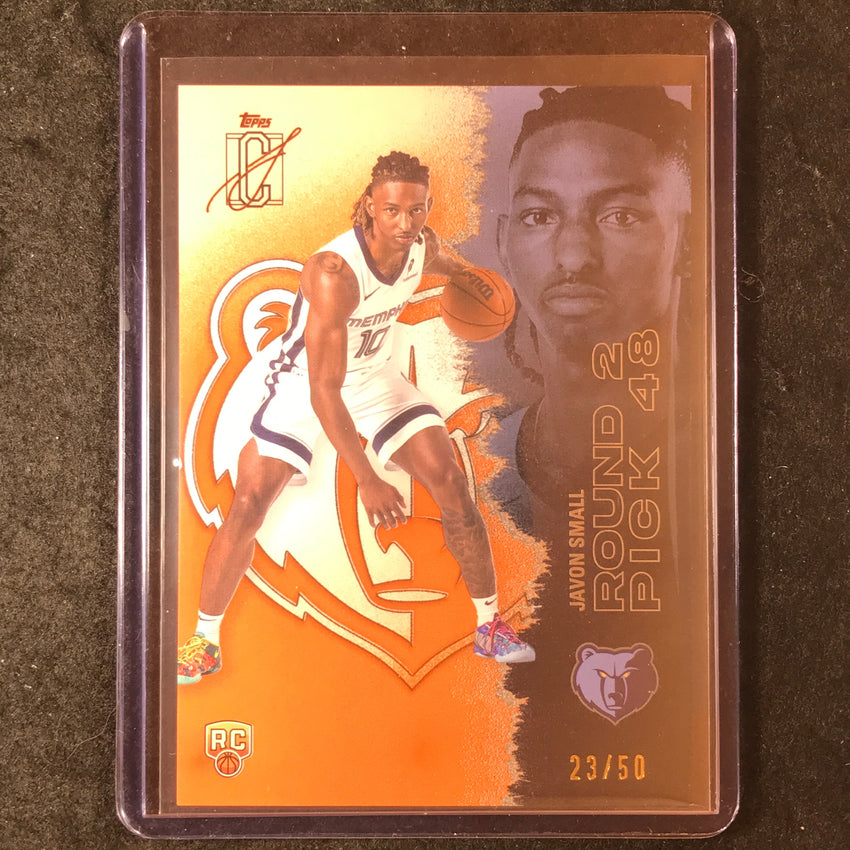 2025-26 Topps Signature Class JAVON SMALL Rookie Orange 23/50 #140