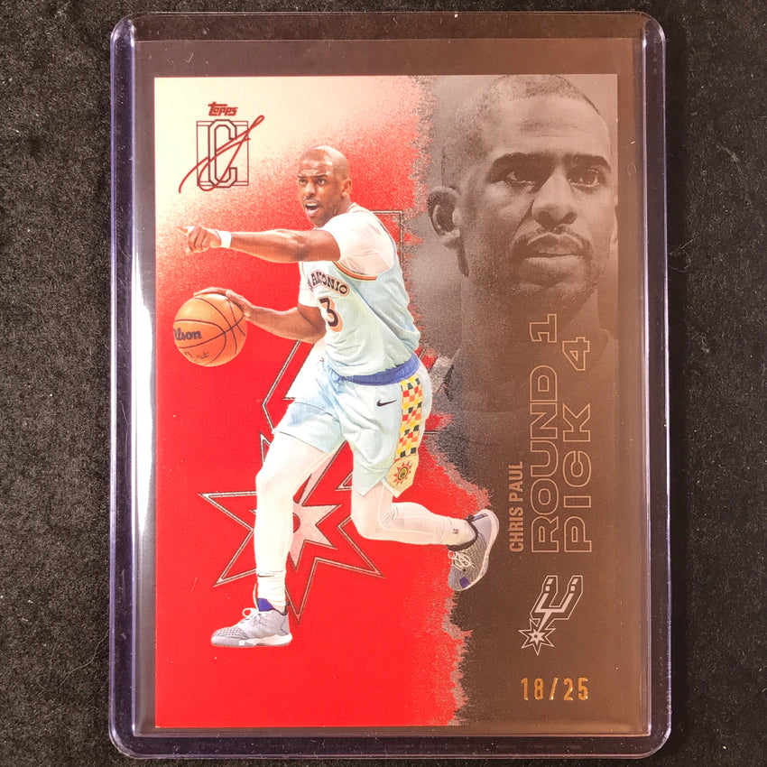 2025-26 Topps Signature Class CHRIS PAUL Red 18/25 #2