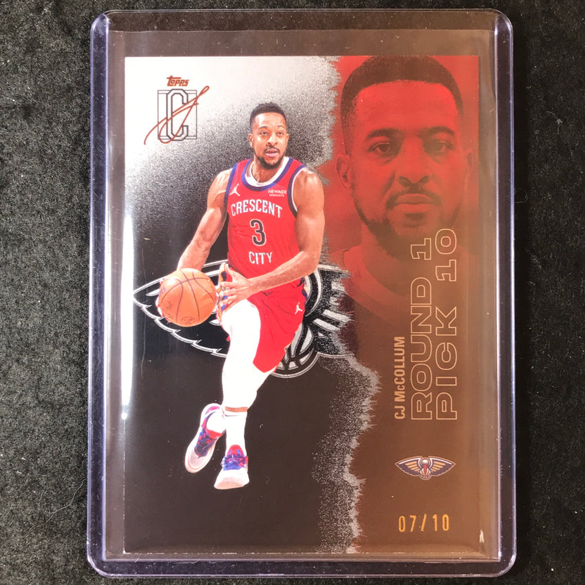 2025-26 Topps Signature Class CJ MCCOLLUM Black 7/10 #13