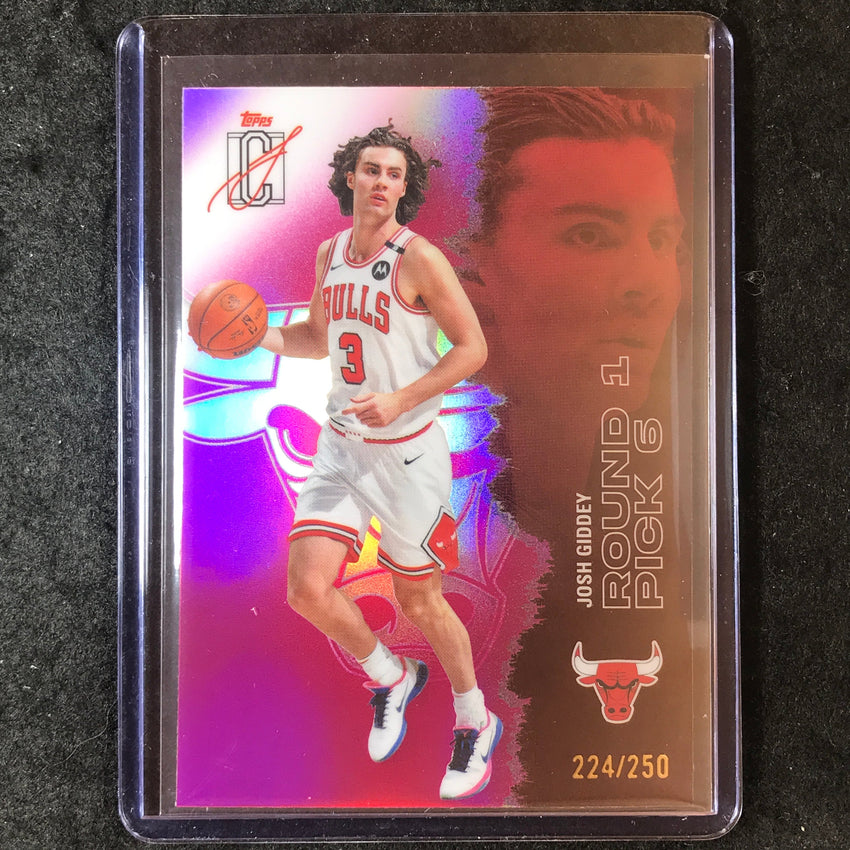 2025-26 Topps Signature Class JOSH GIDDEY Chrome Magenta 224/250 #45