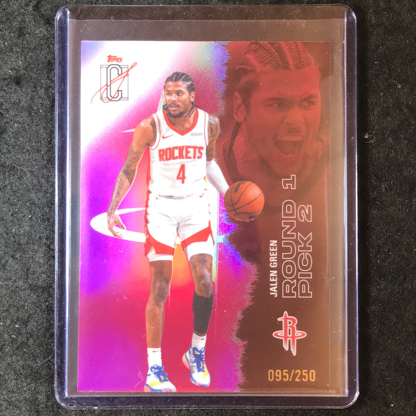 2025-26 Topps Signature Class JALEN GREEN Chrome Magenta 95/250 #67