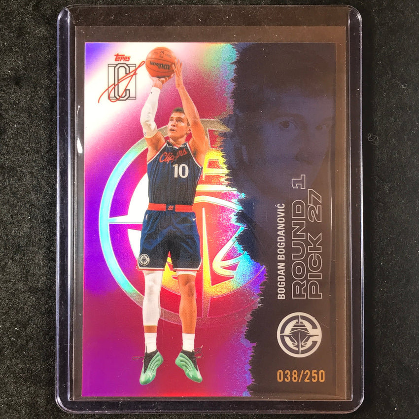 2025-26 Topps Signature Class BOGDAN BOGDANOVIC Chrome Magenta 38/250 #94