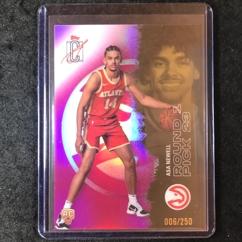 2025-26 Topps Signature Class ASA NEWELL Rookie Chrome Magenta 6/250 #119