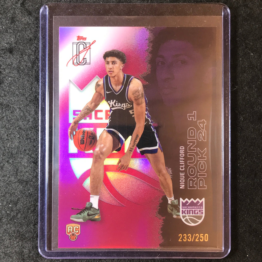 2025-26 Topps Signature Class NIQUE CLIFFORD Rookie Chrome Magenta 233/250 #120