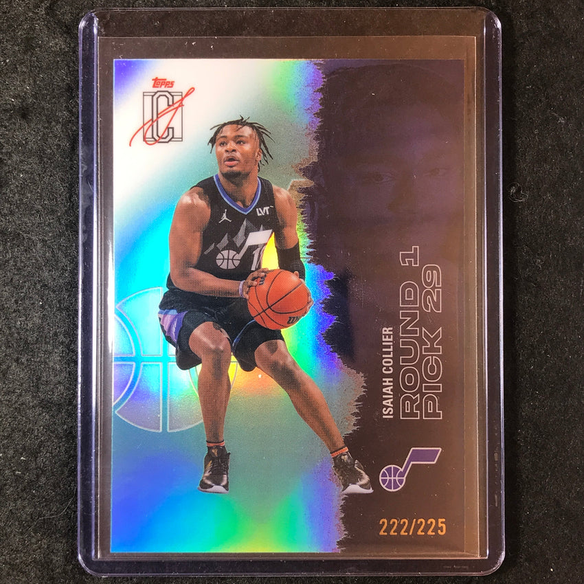 2025-26 Topps Signature Class ISAIAH COLLIER Rookie Chrome Teal 222/225 #5