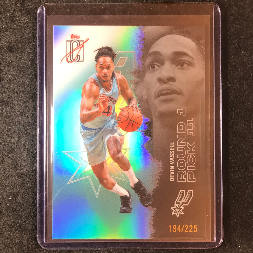 2025-26 Topps Signature Class DEVIN VASSELL Chrome Teal 194/225 #34