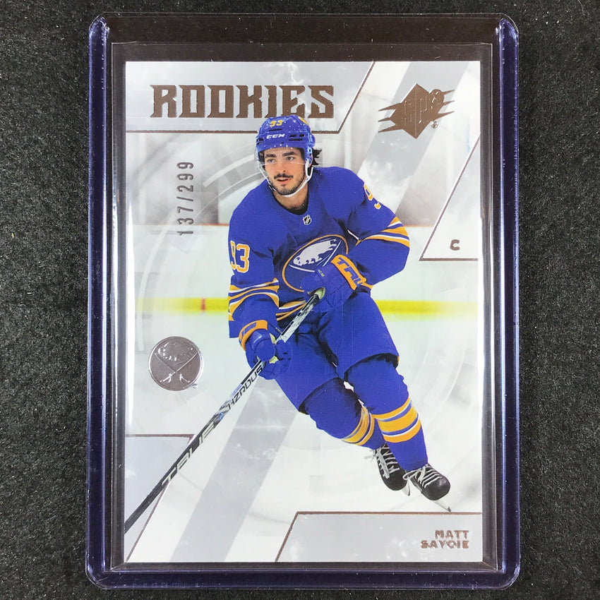 2023-24 SPx Hockey MATT SAVOIE Rookies Base 137/299 #121
