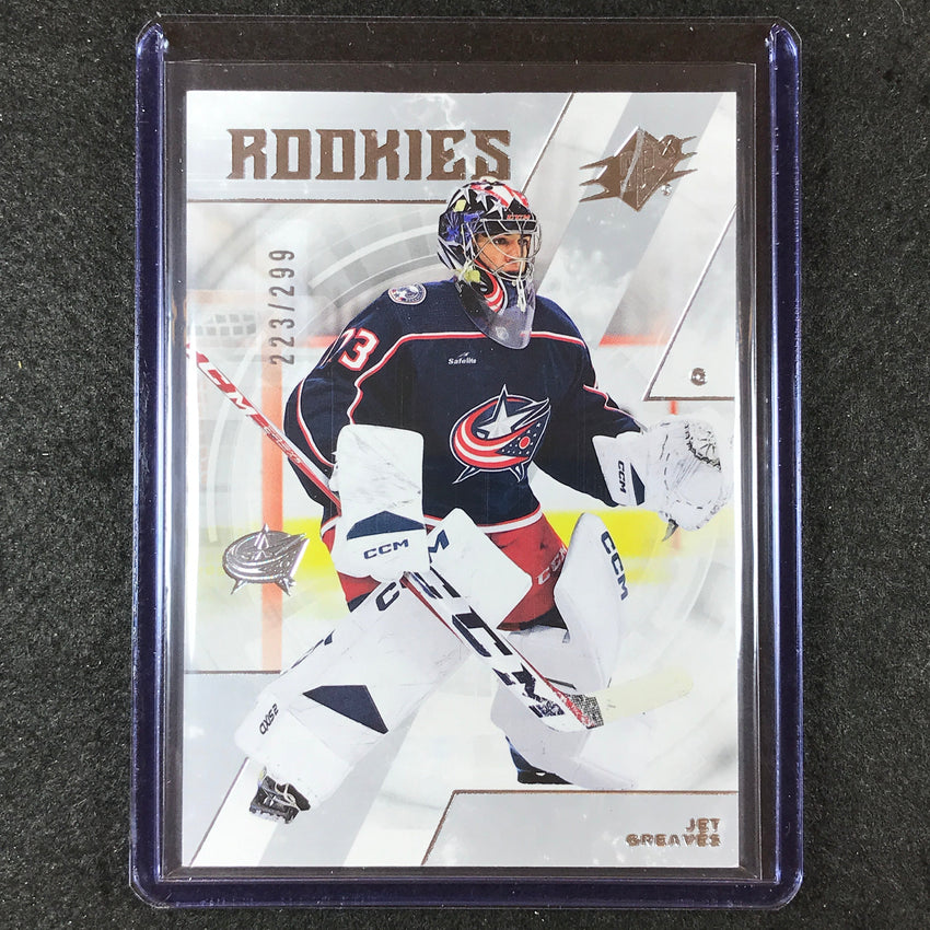 2023-24 SPx Hockey JET GREAVES Rookies Base 223/299 #144